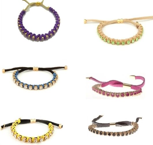 Pulseiras strass kit com seis unidade